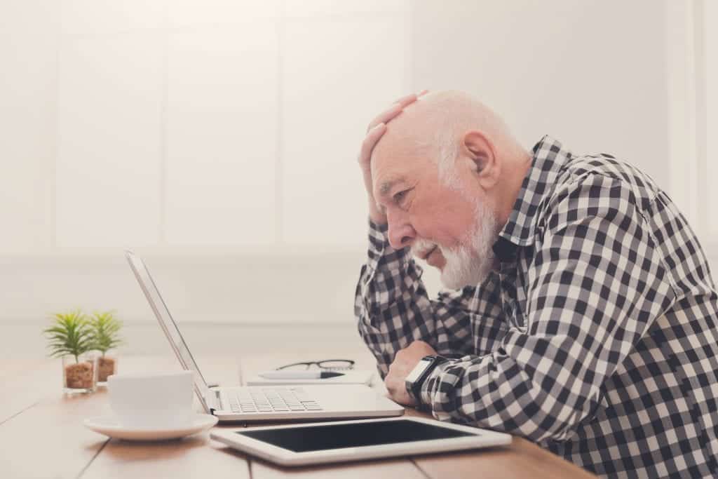 Man suffering from January timeshare blues