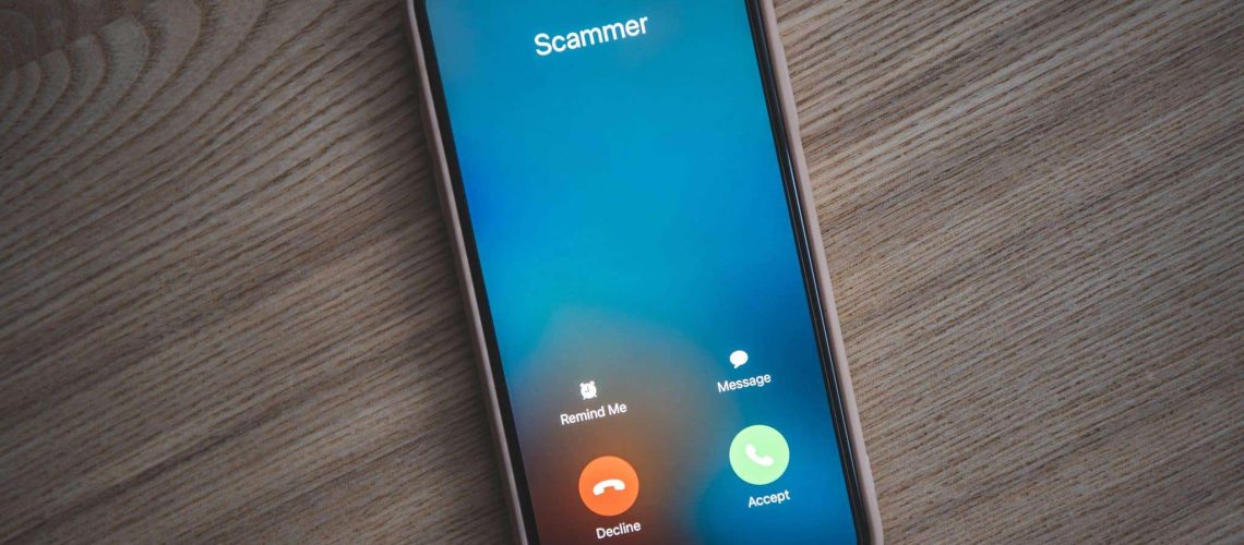 Incoming call from Timeshare Scammer. Scam on phone and online